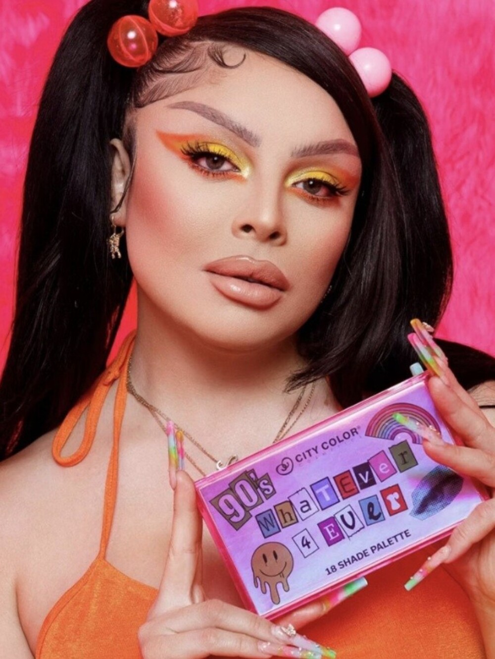 CITY COLOR 90's Whatever 4 Ever Eyeshadow Palette- 18 Shades - Picture 7 of 7